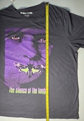 The Silence of the Lambs Graphic T Shirt Mens 3XL Black Horror Movie Tee