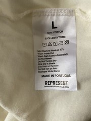 Represent Yacht Club Rare T-shirt Flat White Mens Size L Graphic Tee Genuine NEW