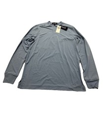 NEW RLX Golf Ralph Lauren Mens Light Blue Long Sleeve Henley Shirt Small S NWT