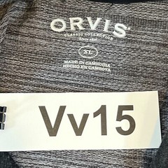 Orvis Men’s Heather Burgundy Long Sleeve Crew Neck Classic Collection Shirt XL