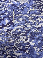 Under Armour Men’s 3XL Tall Blue Camo Digital Print Loose Fit Short Sleeve Tee