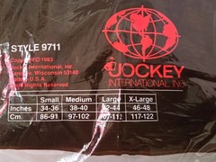 New 3 Pack Jockey Power-Knit T-Shirt Size Medium 38 – 40 White Vintage 1983