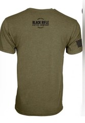 Black Rifle Coffee Company Coffee or Die T-Shirt Snake Military Green Size M