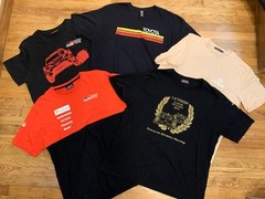 Toyota, GR Gazoo Racing, Lexus set of 5 fanwear tshirts Men’s XXL / 2XL