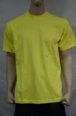 6 NEW PRO5 SUPER HEAVY WEIGHT T-SHIRT YELLOW TEE PLAIN BLANK COTTON S-5XLT