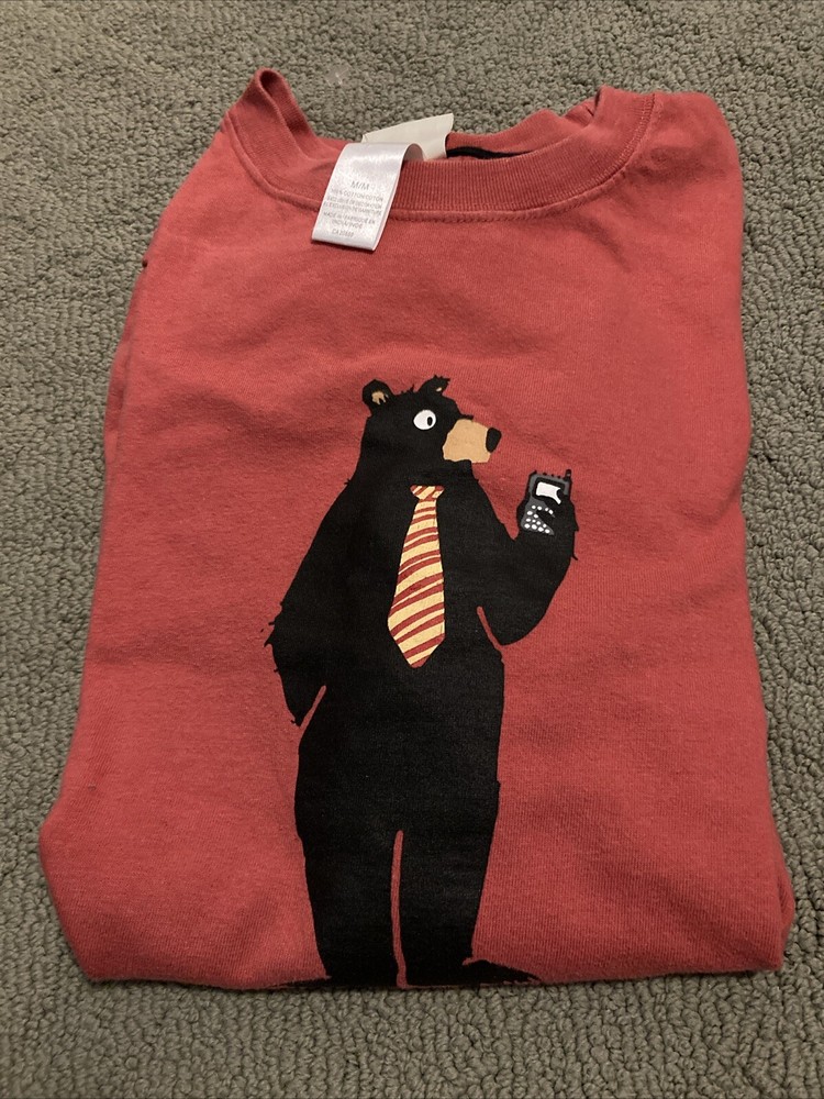 Vintage Hatley Unisex Red The Blackbeary T-Shirt Large M Great Wolf Lodge Colab