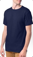 Hanes 6-pack Mens T-Shirt Moisture-Wicking Cotton Crewneck Tees Black, Gray XL