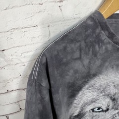 3D Tees by The Mountain Gray Wolf Short Sleeve T-Shirt Size XL