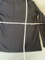 Croft & Barrow Shirt Men’s Large Easy Care Black Long Sleeve Henley Tee