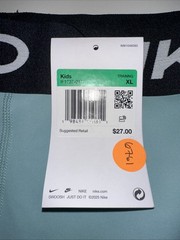 NWT Nike Pro Girls XL 3″ Cannon Dri-Fit Training Shorts $27 IF1713-017