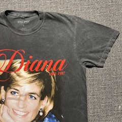 Princess Diana Shirt Large Moby Thrift Vintage Style 90s Rap Tee Queen Of Hearts