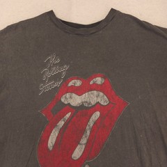 The Rolling Stones Band Crew Neck Short Sleeve T Shirt Mens Size Large L Gray