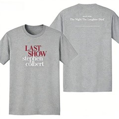 The Last Show T-Shirt Double Sided Print Graphic Tee Men Women NEW
