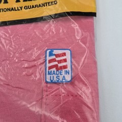 Vintage Fruit of the Loom Men’s Size Small 34-36 Pocket T-Shirt 1991 Pink ~ NOS