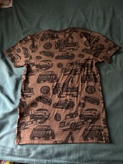 Copart T Shirt Men’s Size Small Tow Trucks Cars Autos All Over Print Barely Worn