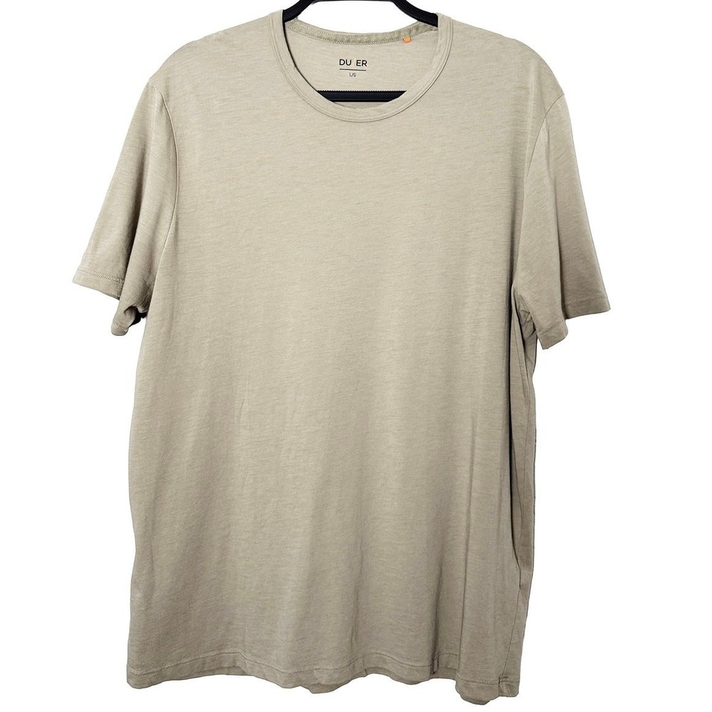 DUER Men’s The Only Tee Casual Soft Lightweight Quick Drying Preppy Tuck Untuck