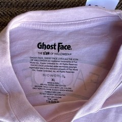 Bioworld Ghost Face Scream Pink Graphic Print Crew Neck T-Shirt Men’s XL