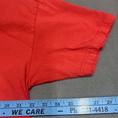 Mad Money Bag Mens Short Sleeve T Shirt Graphic Funny XL Made In USA Red