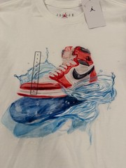 NWT Nike Air Jordan Flight Essentials AJ1 Graphic White T-Shirt Men’s Sz LNWT