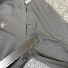NWT Spyder Active Men’s Large Quarter Zip Black Pullover Quick Dry M- SEE PHOTO