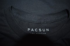 PacSun Los Angeles Mens Into The Depths Puff Print Black Shirt S, M, L