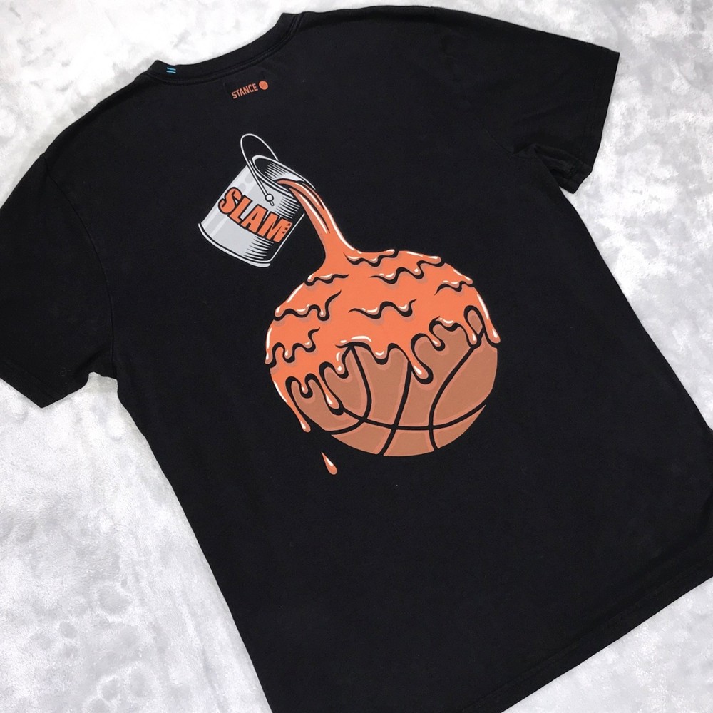 Stance Slam Spill Hoops Basketball (L) T-Shirt Butter Blends Streetwear Hip Hop
