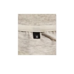 Unisex M Light Gray White Heather Pattern T-shirt Dark Gray Graphic Logo Unknown