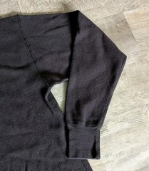Vintage Carhartt K56 Black Waffle Knit Thermal Shirt Mens L Made In USA Workwear