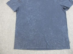 John Varvatos Shirt Mens XL Blue Mineral Wash Cotton Crewneck Tee Casual Peru