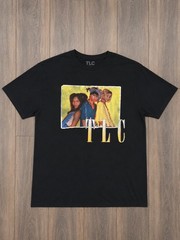 TLC Music Group Graphic Tee Adult Medium Black 2021 R&B Hip Hop Shirt