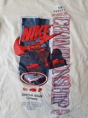 Nike Size S Men’s White Championship Athletics Graphic T-Shirt Gently Worn