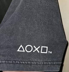 Vintage PlayStation Shirt Mens XL Black Sony Video Game Promo Rare