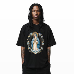 Virgin Mary T-Shirt – Holy Mother Religious Graphic Tee, Christian Faith A113