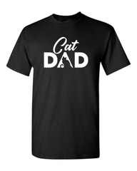 CAT DAD Unisex T-Shirt Multi Colors S-XL FREE S&H! Cat Pet Lover Gift