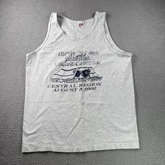 Vintage Anvil Tank Top Sz XL New York State Parks Lifeguard Competition 1992 USA