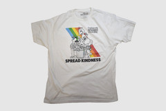 Sesame Street Mens Spread Kindness Pride Rainbow Print Shirt New S-3XL