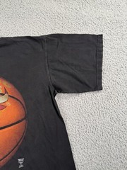 Vintage Chicago Bulls 90s T Shirt Mens XL Black Faded Graphic Short Sleeve Logo
