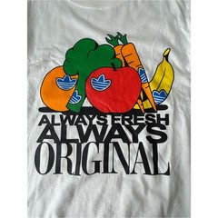 Adidas Mens Always Fresh Always Original Graphic T-Shirt White Large