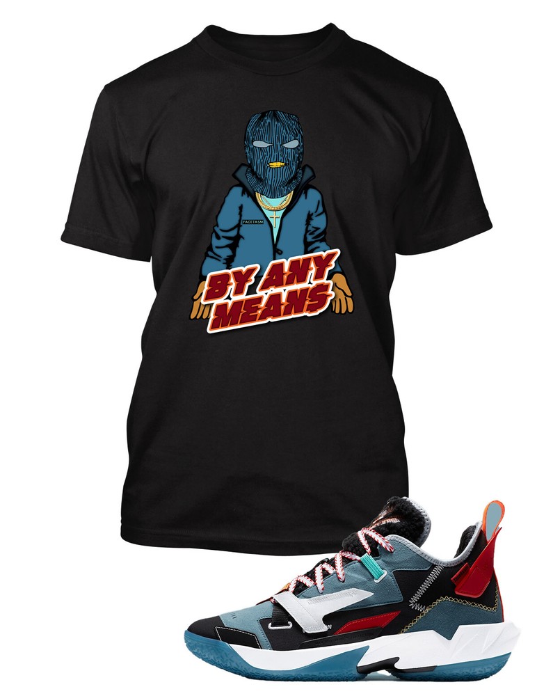 Gangster By Any Means Sneaker Tee Shirt To Match Facetasim Shoe Graphic