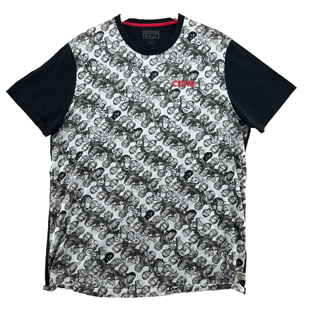 Converse One Star Men’s Size XL President Print Short Sleeve Crew-Neck T-Shirt