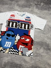 Vintage Y2K M&M’s Men’s T-Shirt Racing Tee Big Logo Rare Hype Streetwear