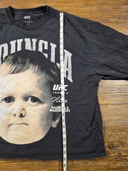 HASBULLA YOUNGLA UFC™ FIGHTER TEES – XL – uni- sex rare vintage shirt euc Boxy