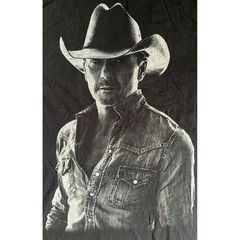 Tim McGraw Concert Tour Graphic T-Shirt Mens Medium Black Country Music Merch