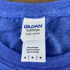 Gildan Men’s Size Medium Blue Softstyle Short Sleeve T-Shirt New