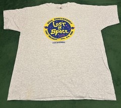 Vintage 90s Lost In Space 30th Reunion Tee XL Sci-Fi Cast Promo USA TV Show