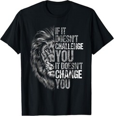 Motivation Workout And Gym Quotes Lion Mindset Training Gift Unisex T-Shirt