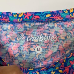 Chubbies Shirt Mens M Medium All Over Printed Tropical Floral Short Sleeve Crew