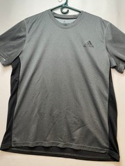 Adidas Climacool shirt mens XL short sleeve gray