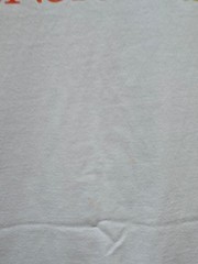 MENS SIZE XL, WHITE, THE NORTH FACE T-SHIRT, COTTON/POLYSTER, PRE-OWNED