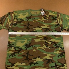 Rothco Mens Size 3XL Green Woodland Camouflage Long Sleeve Crew Neck T-Shirt NWT